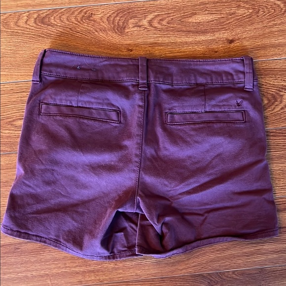 American Eagle Outfitters Midi Purple Shorts - Picture 2 of 4